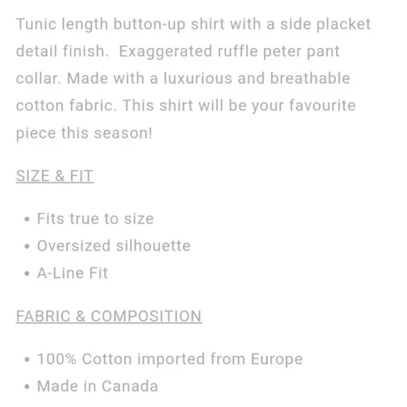 Pink Tartan | Ruffle Collar Tunic In Navy - Picture 9 of 9